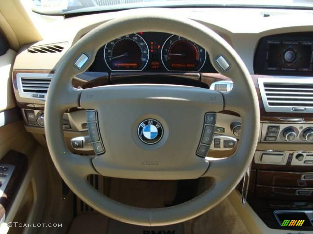 2006 7 Series 750Li Sedan - Kalahari Beige Metallic / Dark Beige/Beige III photo #13