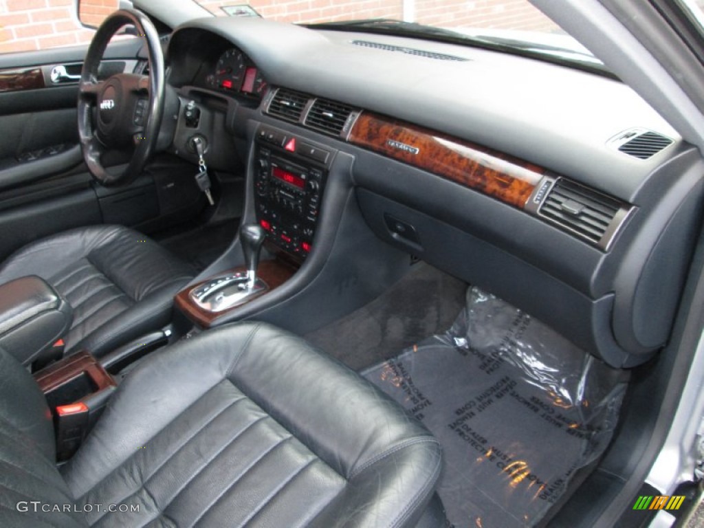 2001 Audi A6 2.7T quattro Sedan Onyx Dashboard Photo #74466671