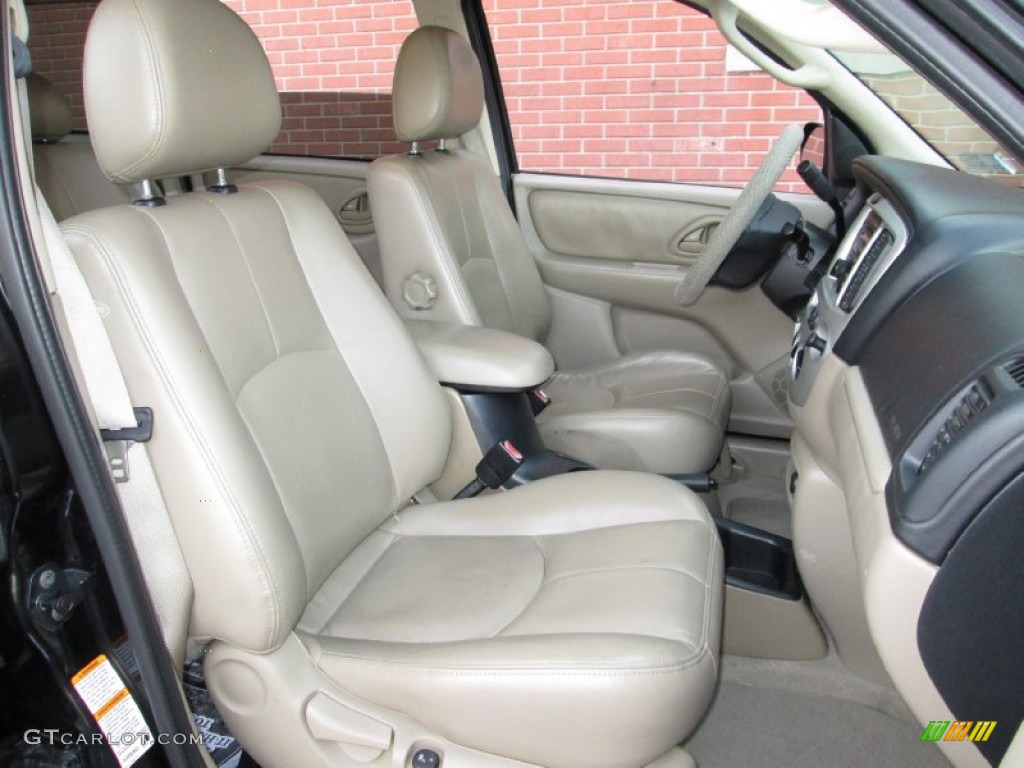 2003 Tribute ES-V6 4WD - Mystic Black / Medium Pebble Beige photo #14