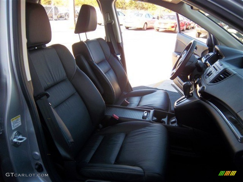 2012 CR-V EX-L - Alabaster Silver Metallic / Black photo #19