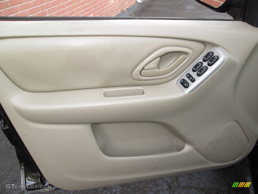 2003 Tribute ES-V6 4WD - Mystic Black / Medium Pebble Beige photo #26