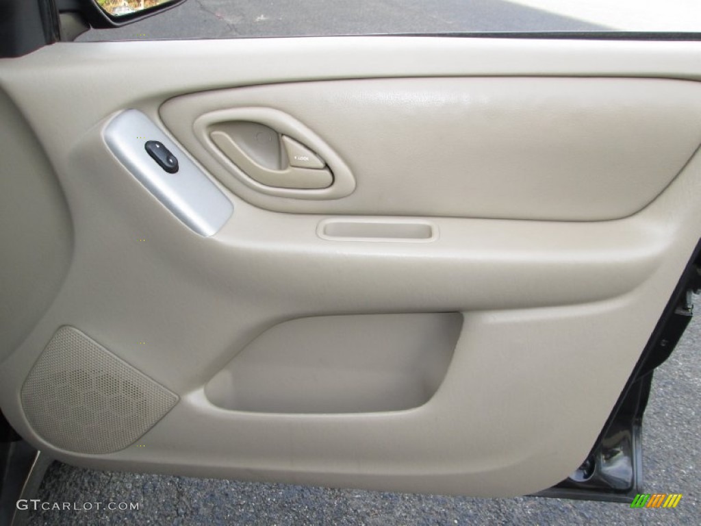 2003 Tribute ES-V6 4WD - Mystic Black / Medium Pebble Beige photo #27