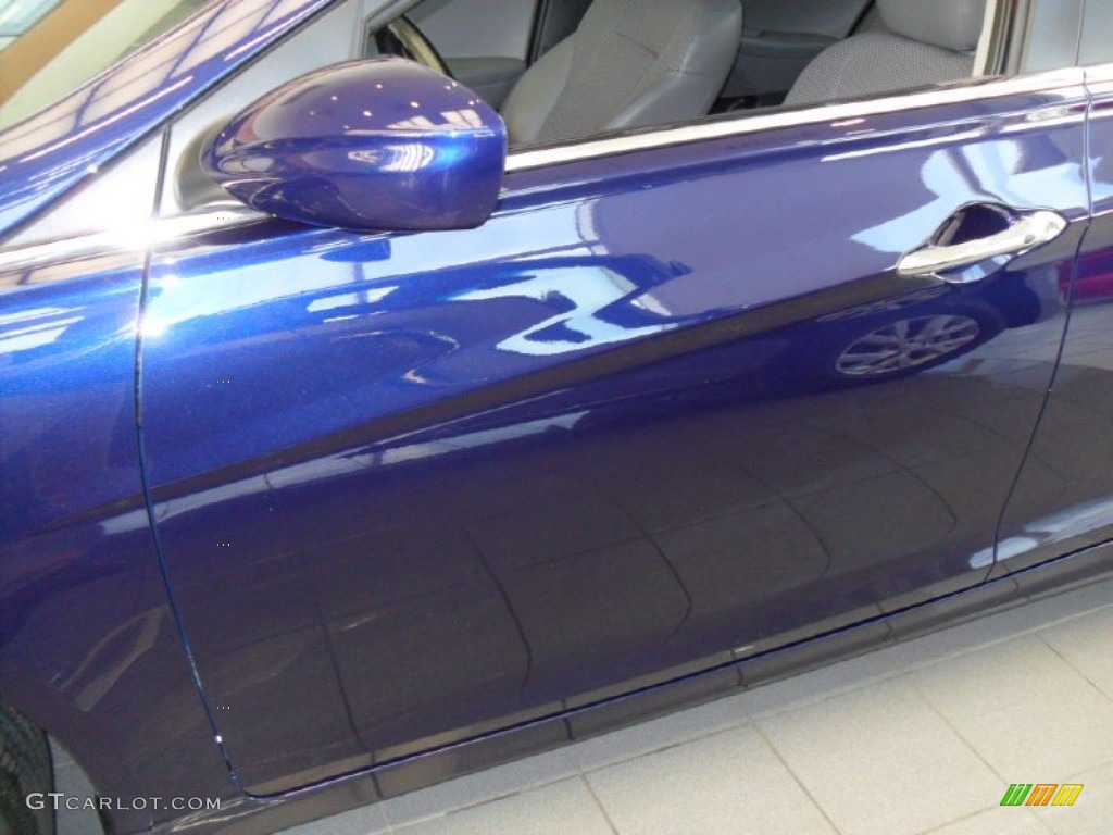 2011 Sonata SE 2.0T - Pacific Blue Pearl / Gray photo #3