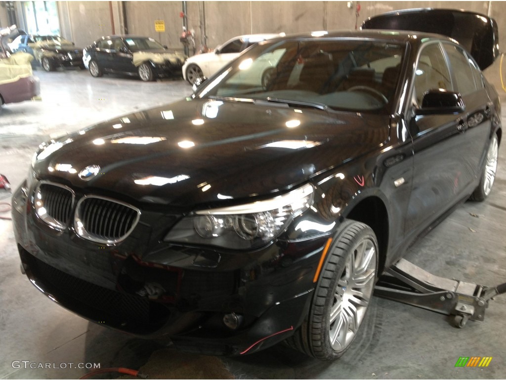 2010 5 Series 550i Sedan - Jet Black / Black photo #1