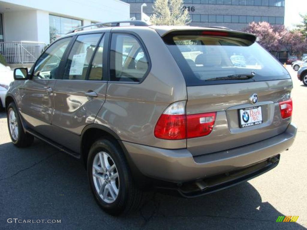 2006 X5 3.0i - Kalahari Beige Metallic / Beige photo #6