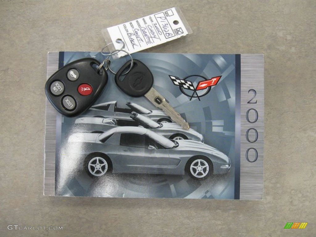 2000 Corvette Convertible - Black / Light Oak photo #6