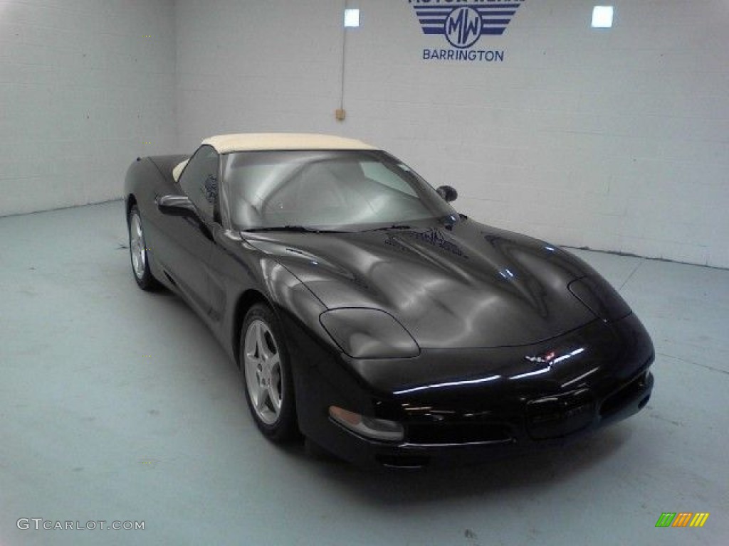 2000 Corvette Convertible - Black / Light Oak photo #28