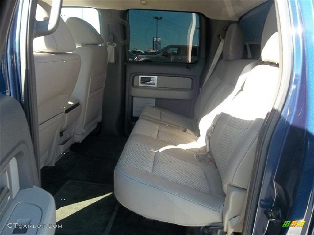 2010 F150 XLT SuperCrew - Dark Blue Pearl Metallic / Medium Stone photo #10