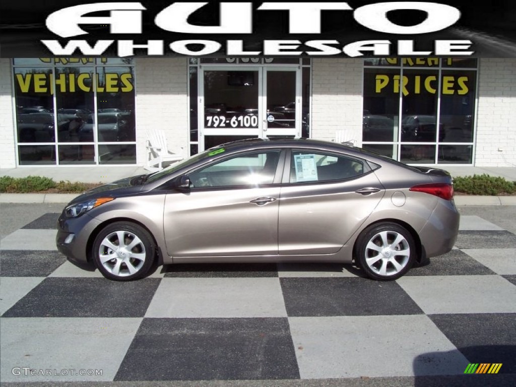 2013 Elantra Limited - Gray / Beige photo #1