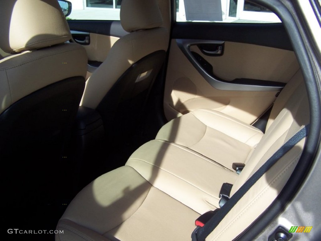 2013 Elantra Limited - Gray / Beige photo #16