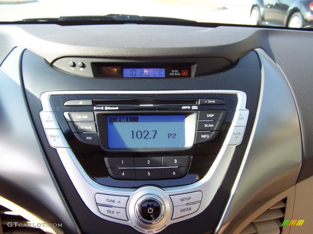 2013 Elantra Limited - Gray / Beige photo #22