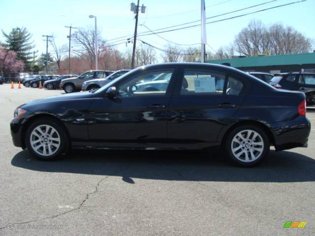 2007 3 Series 328xi Sedan - Monaco Blue Metallic / Beige photo #5