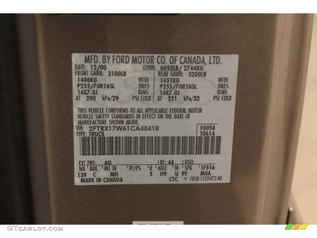 2001 Ford F150 XLT SuperCab Parts Photos