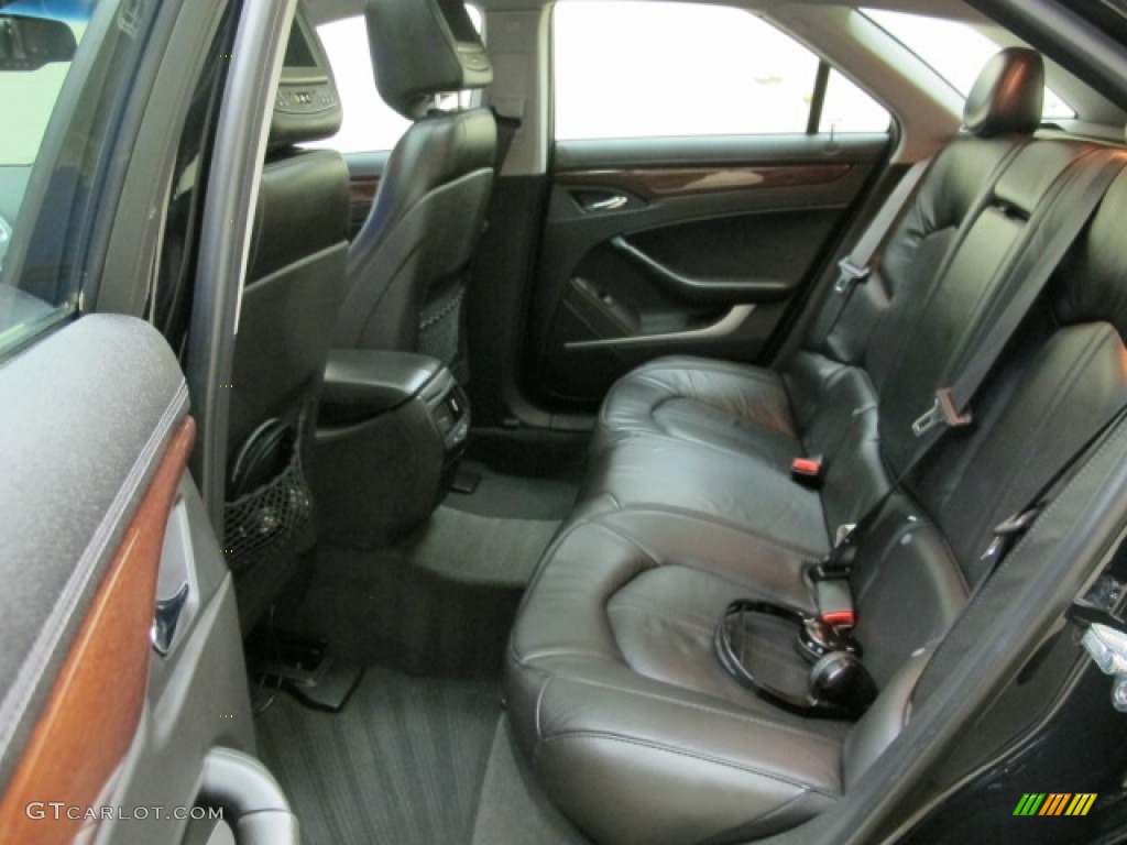 Ebony Interior 2010 Cadillac CTS 4 3.6 AWD Sport Wagon Photo #74475137