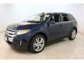 2012 Dark Blue Pearl Metallic Ford Edge Limited EcoBoost  photo #3