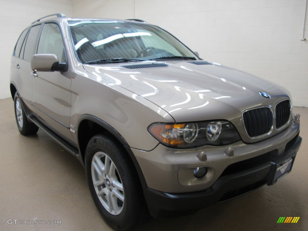 2006 X5 3.0i - Kalahari Beige Metallic / Beige photo #1