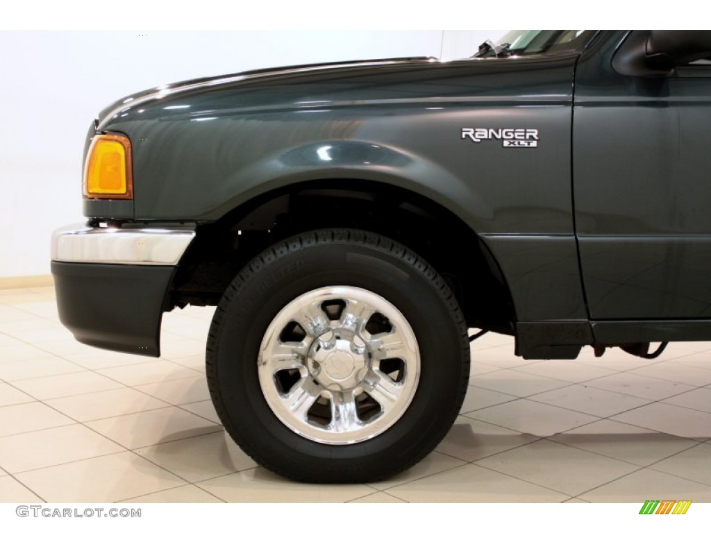 2004 Ranger XLT SuperCab - Dark Green Metallic / Medium Dark Flint photo #15