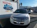 2013 White Platinum Tri-Coat Ford Edge Limited  photo #1