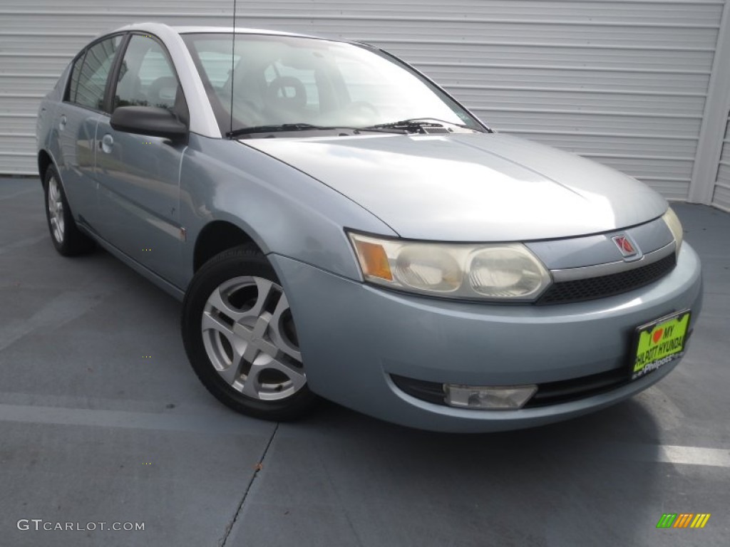 2003 ION 3 Sedan - Silver Blue / Gray photo #1