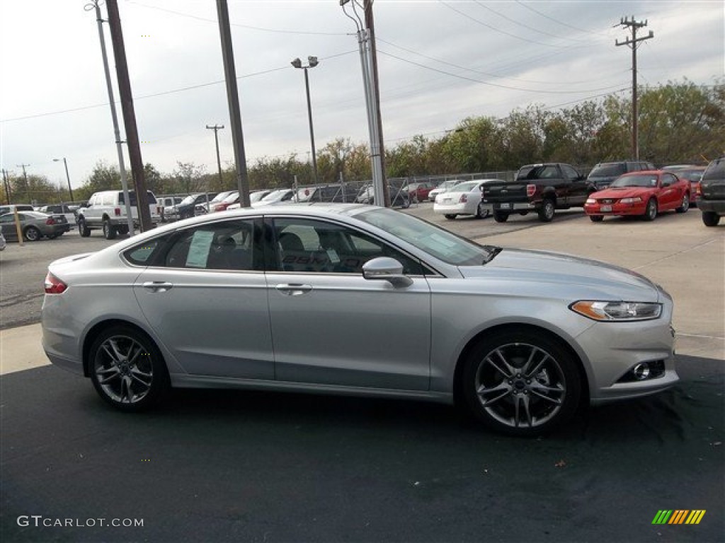 Ingot Silver Metallic 2013 Ford Fusion Titanium Exterior Photo #74476820