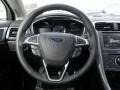 Charcoal Black 2013 Ford Fusion Titanium Steering Wheel