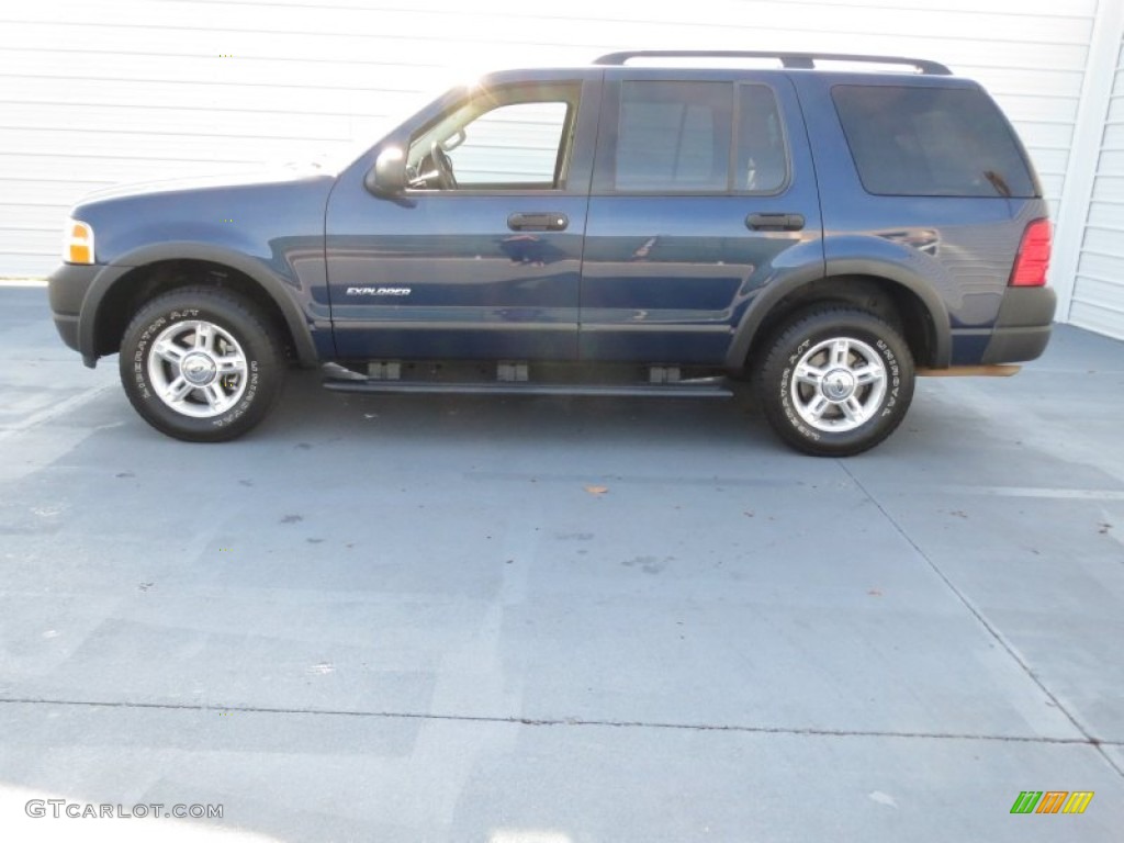 2004 Explorer XLS - Dark Blue Pearl Metallic / Medium Parchment photo #5