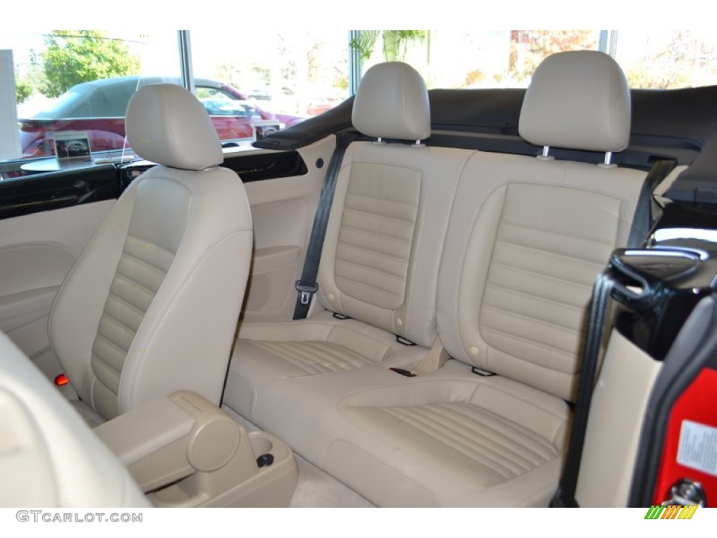 Beige Interior 2013 Volkswagen Beetle Turbo Convertible Photo #74477636