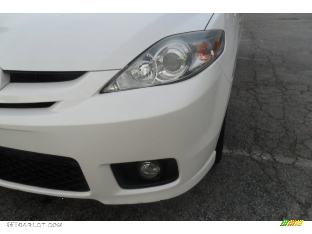 2006 MAZDA5 Touring - Whitewater Pearl / Black photo #3