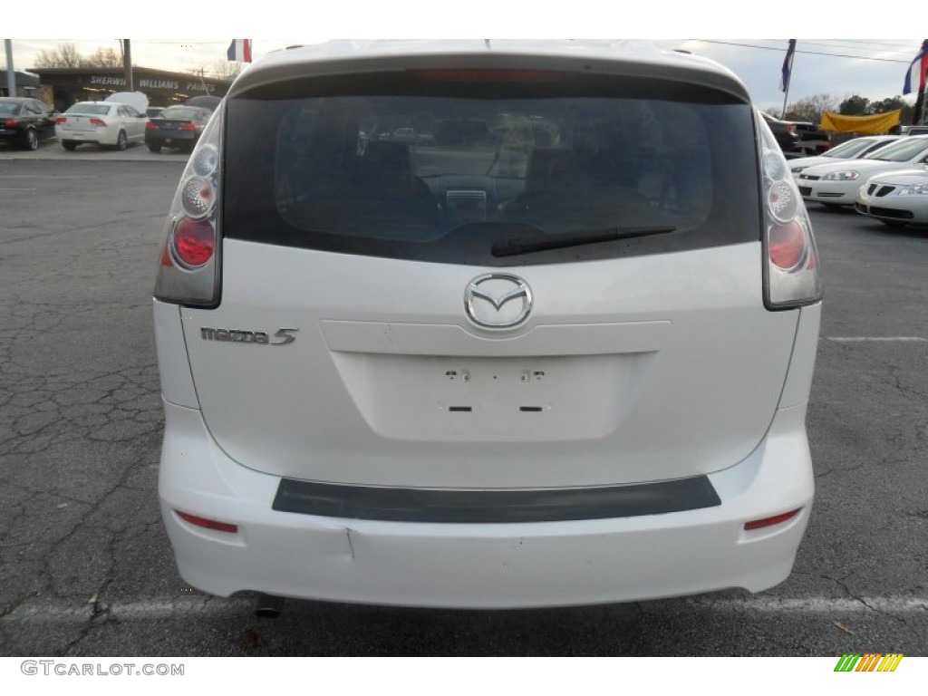 2006 MAZDA5 Touring - Whitewater Pearl / Black photo #6