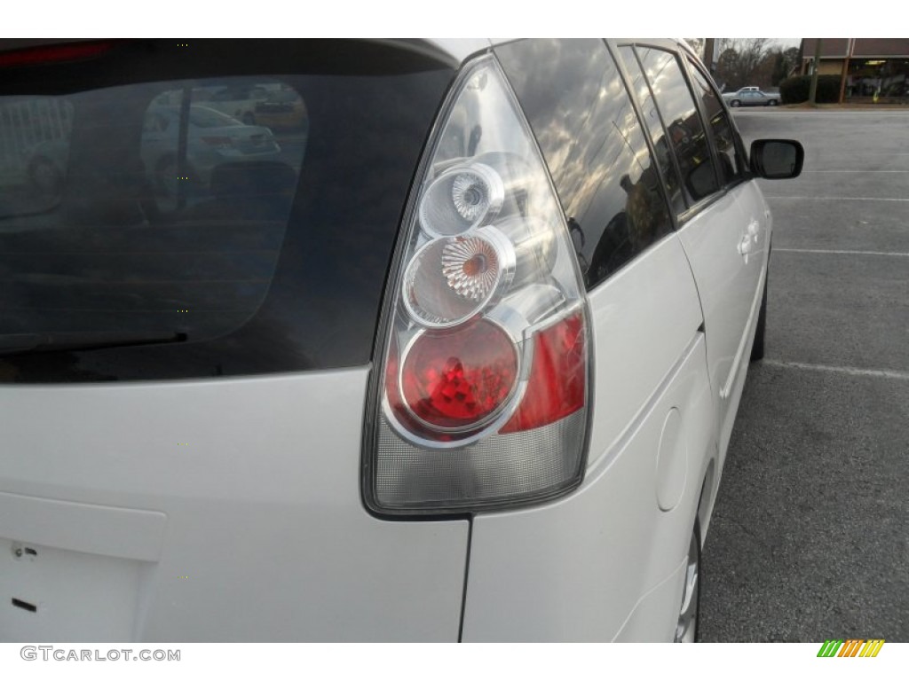 2006 MAZDA5 Touring - Whitewater Pearl / Black photo #7