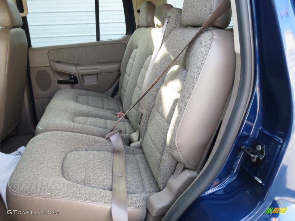 2004 Explorer XLS - Dark Blue Pearl Metallic / Medium Parchment photo #27