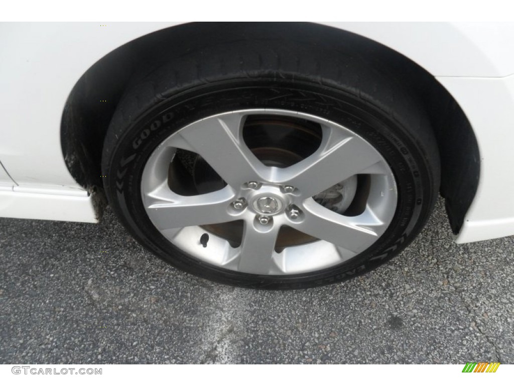 2006 MAZDA5 Touring - Whitewater Pearl / Black photo #11