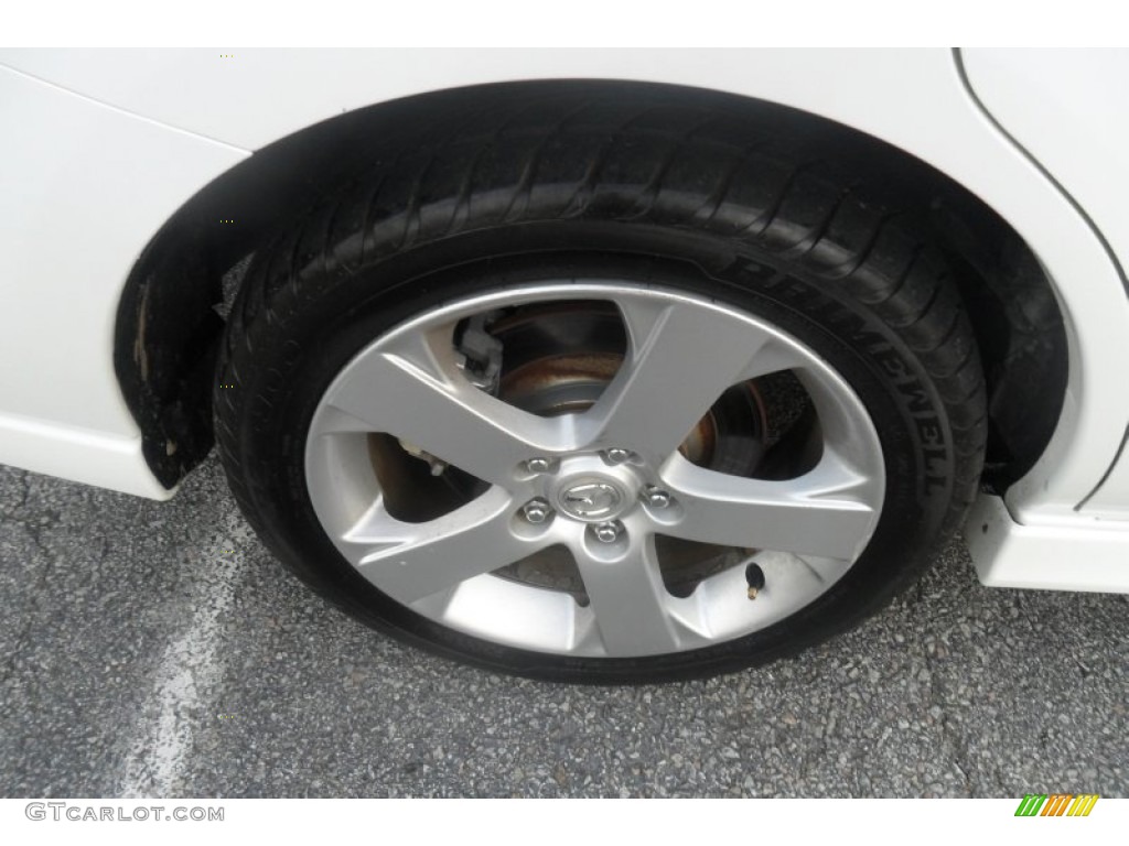 2006 MAZDA5 Touring - Whitewater Pearl / Black photo #12