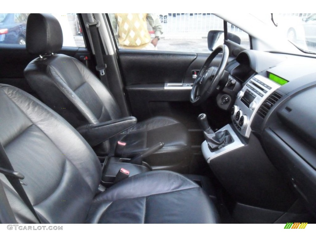 2006 MAZDA5 Touring - Whitewater Pearl / Black photo #21