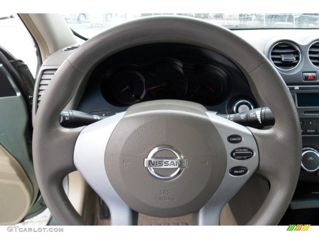 2007 Nissan Altima 2.5 S Blond Steering Wheel Photo #74478443