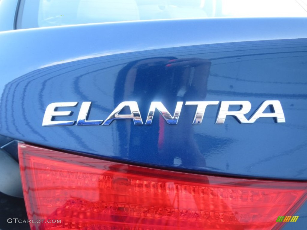 2013 Elantra GLS - Atlantic Blue / Gray photo #13