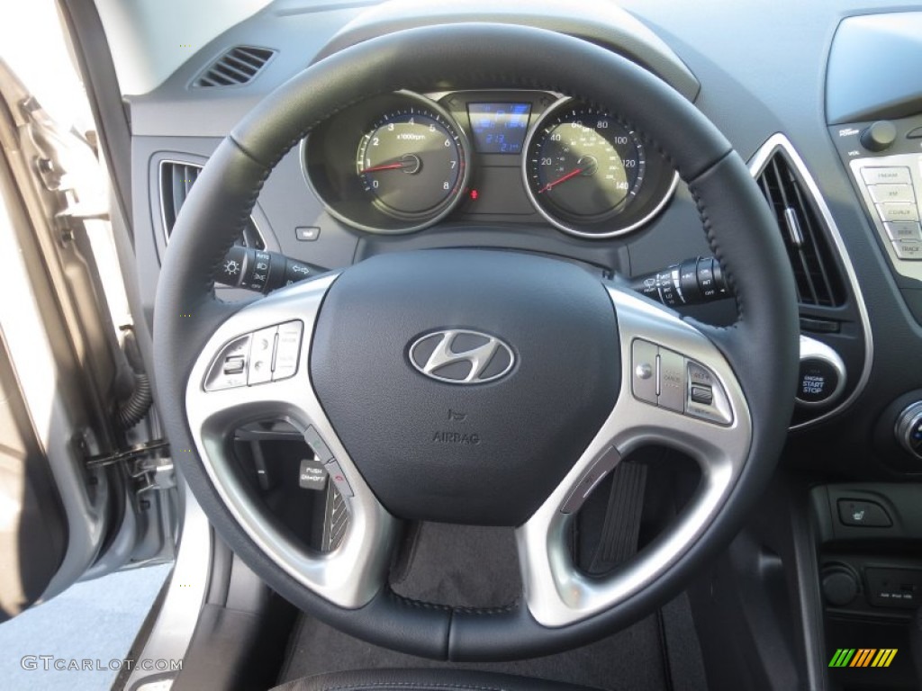 2013 Tucson Limited - Graphite Gray / Black photo #31