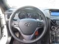 Black Cloth 2013 Hyundai Genesis Coupe 2.0T Steering Wheel