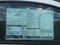  2013 Genesis Coupe 2.0T Window Sticker