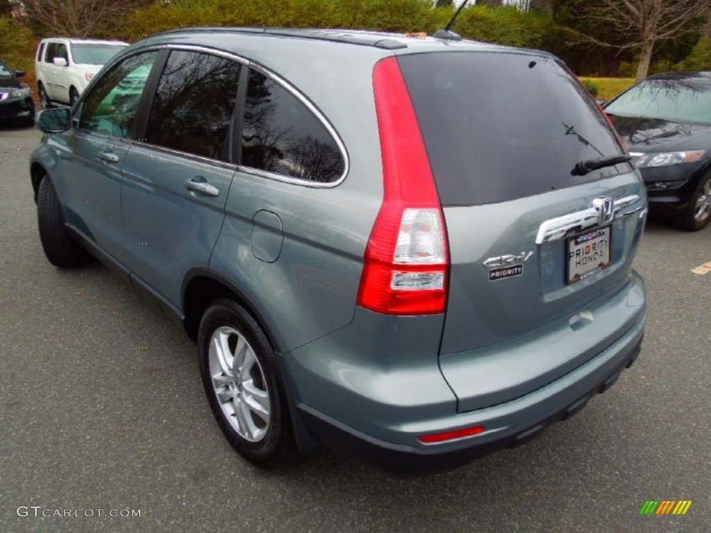 2010 CR-V EX-L AWD - Opal Sage Metallic / Ivory photo #5