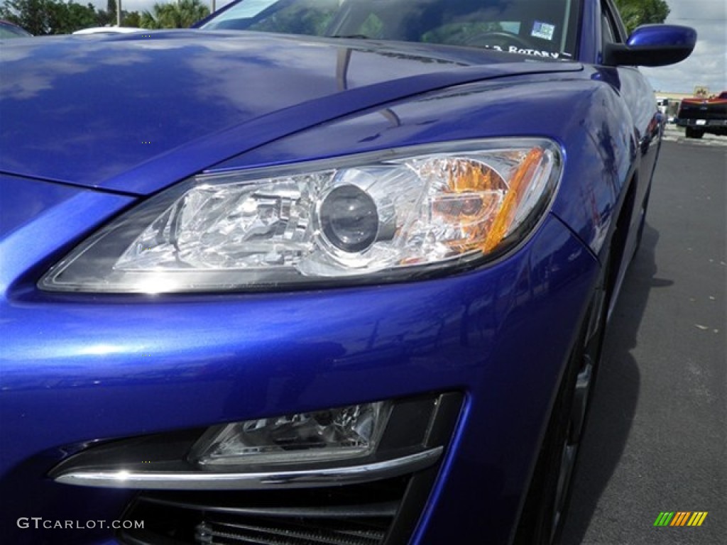 2010 RX-8 R3 - Aurora Blue Mica / Black photo #7