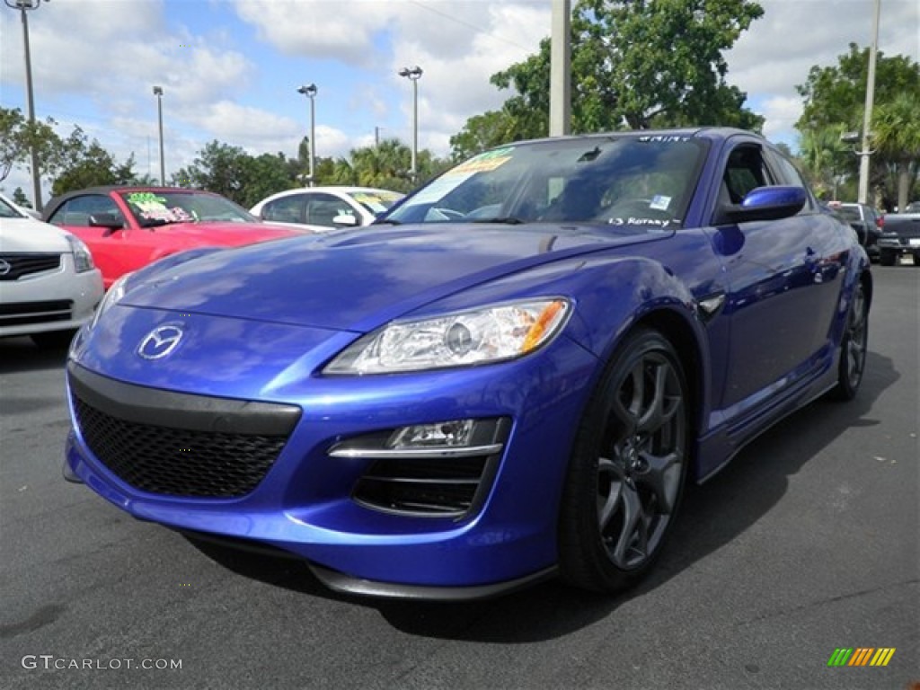 2010 RX-8 R3 - Aurora Blue Mica / Black photo #9