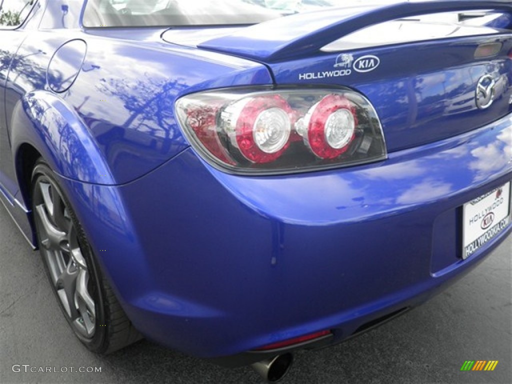 2010 RX-8 R3 - Aurora Blue Mica / Black photo #13