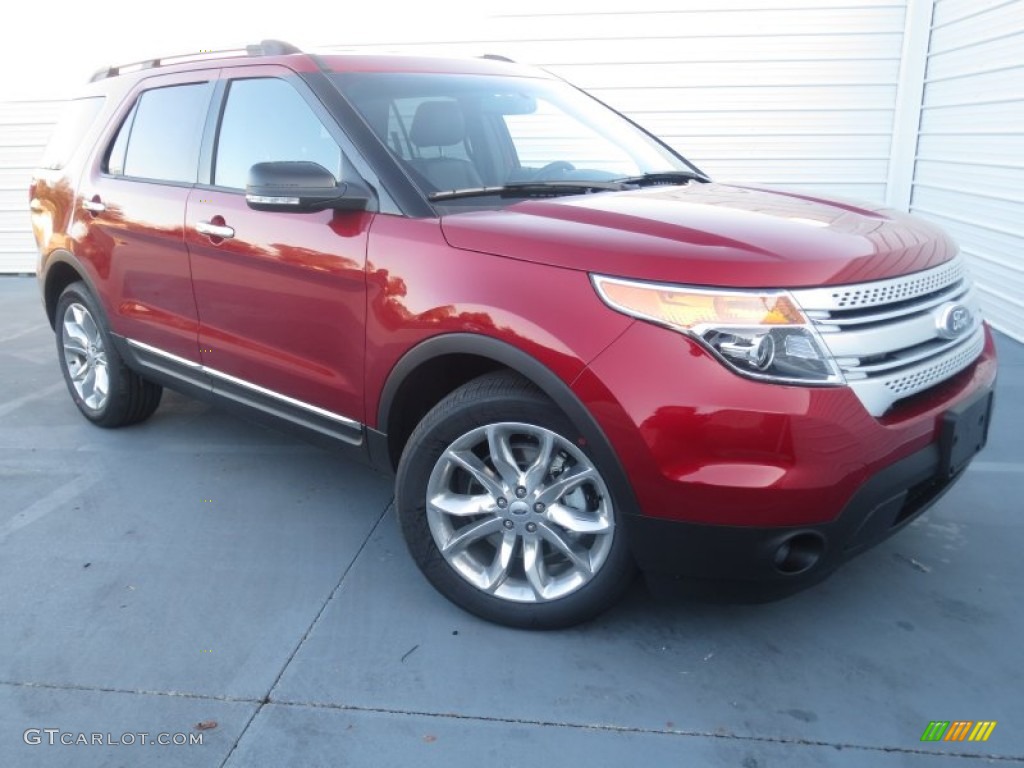 Ruby Red Metallic 2013 Ford Explorer XLT Exterior Photo #74481558