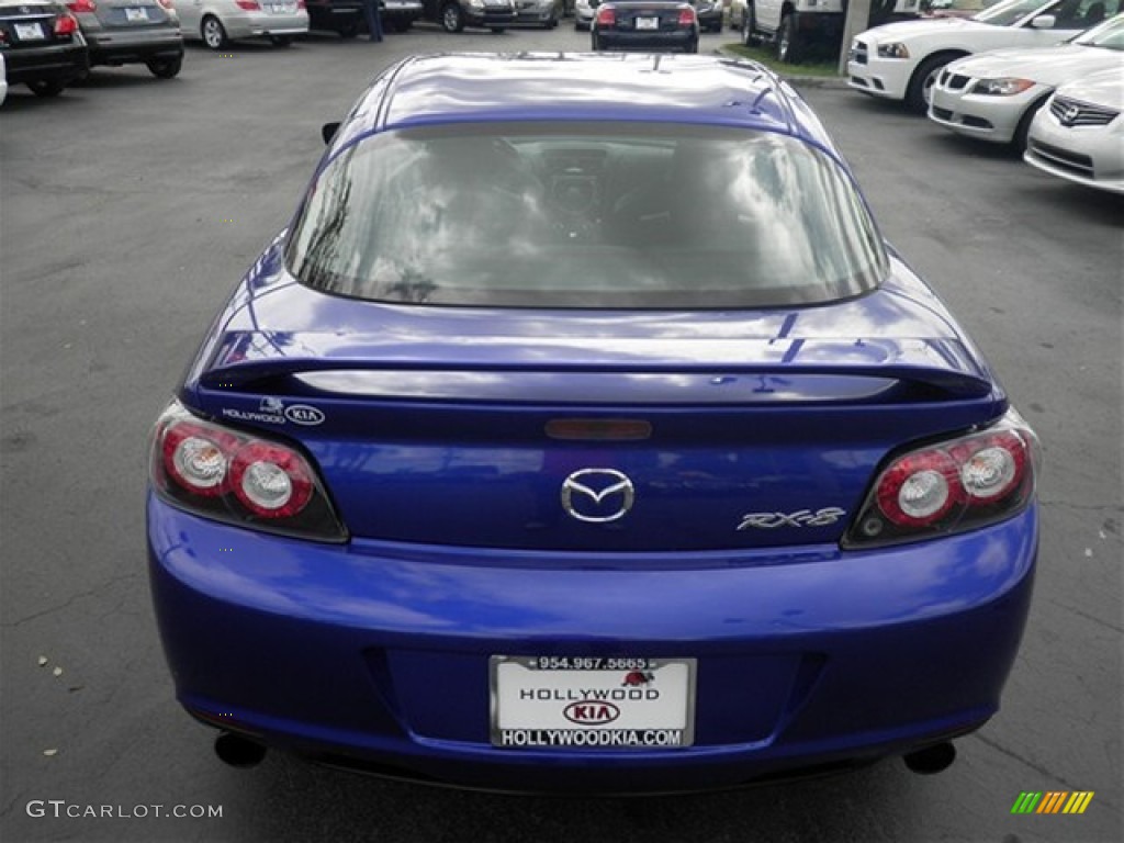 2010 RX-8 R3 - Aurora Blue Mica / Black photo #17