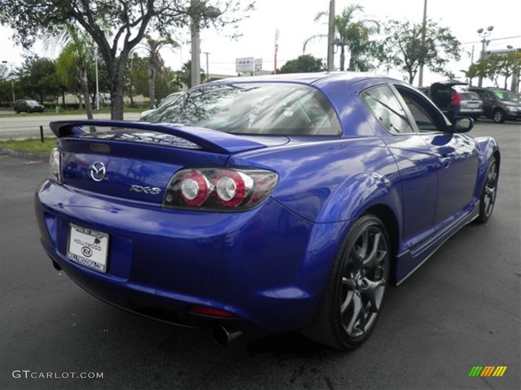 2010 RX-8 R3 - Aurora Blue Mica / Black photo #20