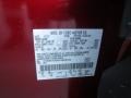 RR: Ruby Red Metallic 2013 Ford Explorer XLT Color Code