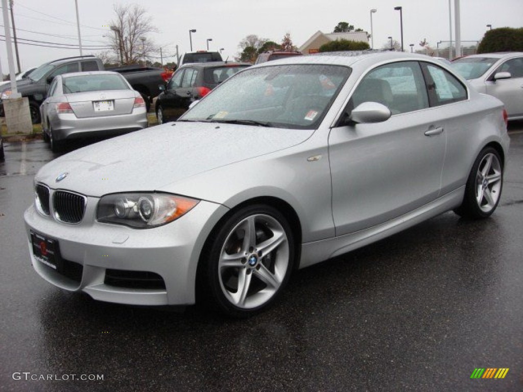 Titanium Silver Metallic 2008 BMW 1 Series 135i Coupe Exterior Photo #74482043