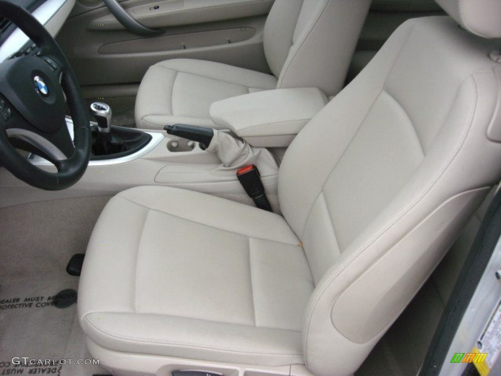Grey Interior 2008 BMW 1 Series 135i Coupe Photo #74482062