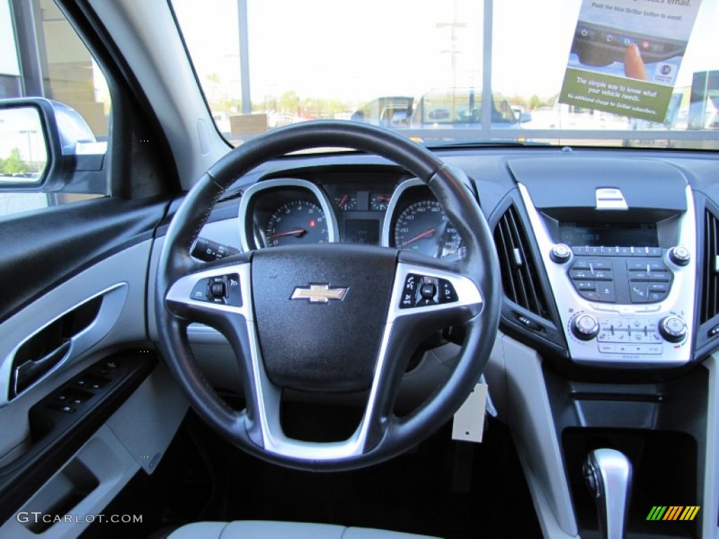 2011 Chevrolet Equinox LTZ AWD Light Titanium/Jet Black Dashboard Photo #74482430